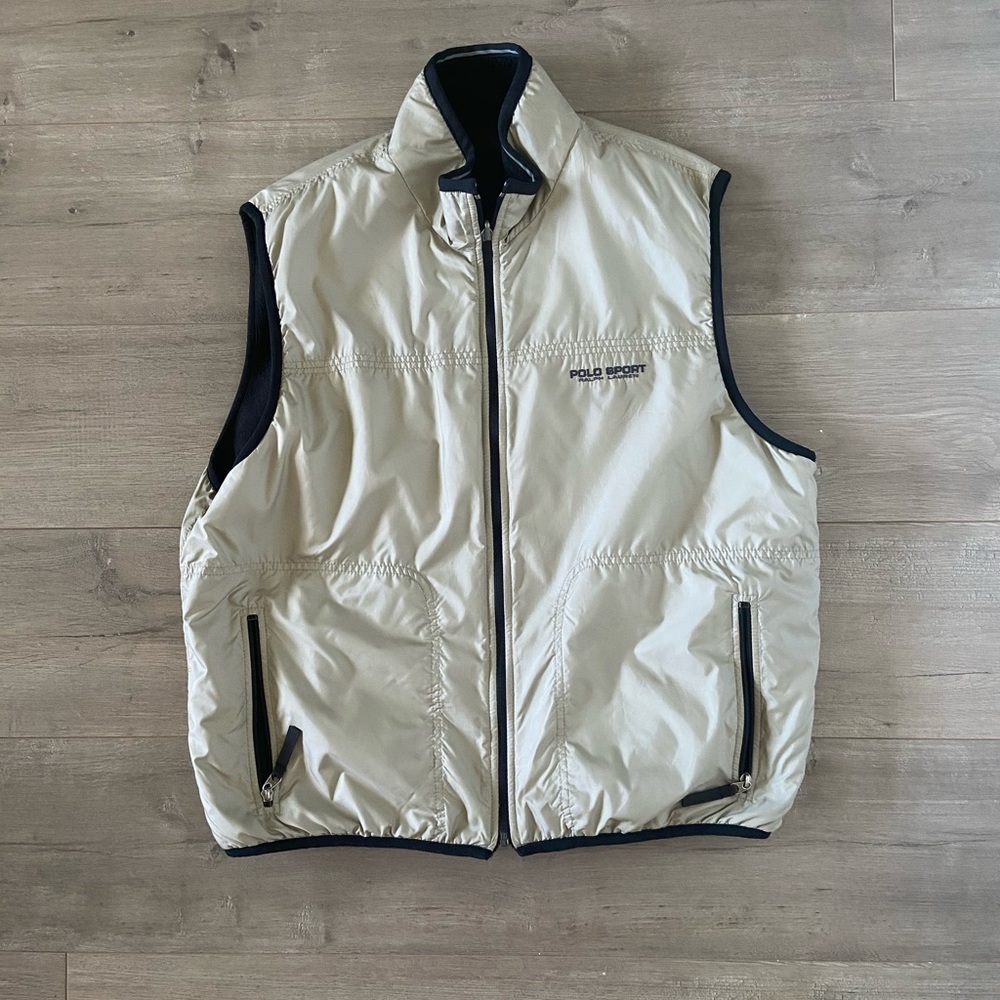 VINTAGE POLO SPORT RALPH LAUREN REVERSIBLE VEST